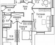 3-комнатная квартира площадью 84 кв.м, 3-й Силикатный проезд, вл. 4, корп. 2 | цена 17 150 835 руб. | www.metrprice.ru