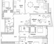 5-комнатная квартира площадью 227 кв.м, Минская улица, 2к2 | цена 77 453 213 руб. | www.metrprice.ru