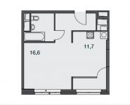 1-комнатная квартира площадью 43.3 кв.м, Спасская Б. ул, 4с1 | цена 11 561 100 руб. | www.metrprice.ru