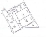 3-комнатная квартира площадью 82.3 кв.м, Никулинская улица, 6к3 | цена 17 200 000 руб. | www.metrprice.ru