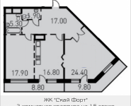 2-комнатная квартира площадью 84 кв.м, 1-й Нагатинский пр-д, корп.203 | цена 18 326 312 руб. | www.metrprice.ru