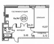 1-комнатная квартира площадью 56.2 кв.м в ЖК "Royal House on Yauza", Наставнический пер., ВЛ3 | цена 21 000 000 руб. | www.metrprice.ru