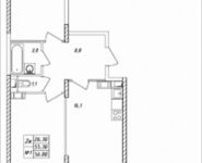 2-комнатная квартира площадью 56.8 кв.м, Дружбы, 39 | цена 4 788 808 руб. | www.metrprice.ru