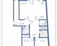 4-комнатная квартира площадью 135.4 кв.м, Кудрявцева, 14 | цена 13 946 200 руб. | www.metrprice.ru
