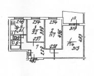 3-комнатная квартира площадью 58 кв.м, Щелковское ш., 91К3 | цена 7 400 000 руб. | www.metrprice.ru