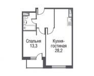 1-комнатная квартира площадью 54.8 кв.м, проезд Серебрякова, 11-13к1 | цена 8 506 439 руб. | www.metrprice.ru
