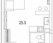1-комнатная квартира площадью 32 кв.м, Золоторожский Вал ул., 11С9 | цена 7 806 900 руб. | www.metrprice.ru