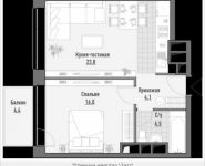 1-комнатная квартира площадью 48.4 кв.м в ЖК "Березовая Аллея", 1-я Ямская, 8 | цена 12 300 000 руб. | www.metrprice.ru