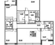 4-комнатная квартира площадью 157 кв.м, Лазоревый проезд, 3с2 | цена 37 108 850 руб. | www.metrprice.ru