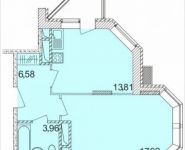 1-комнатная квартира площадью 43 кв.м, Осташковское ш. | цена 3 374 910 руб. | www.metrprice.ru