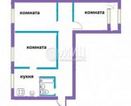 3-комнатная квартира площадью 52.6 кв.м, Институтская 3-я ул., 14 | цена 8 500 000 руб. | www.metrprice.ru