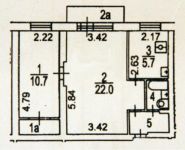 2-комнатная квартира площадью 46 кв.м, Каспийская ул., 30К3 | цена 6 599 000 руб. | www.metrprice.ru