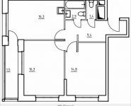 2-комнатная квартира площадью 62.6 кв.м, 1-й Грайвороновский пр, 1 стр 1 | цена 7 637 200 руб. | www.metrprice.ru