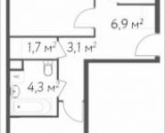 2-комнатная квартира площадью 62 кв.м, Вешняковская улица, 10с2 | цена 9 734 400 руб. | www.metrprice.ru