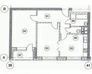2-комнатная квартира площадью 60.9 кв.м, Ходынская улица, 2с1 | цена 9 087 843 руб. | www.metrprice.ru