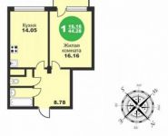 1-комнатная квартира площадью 43.5 кв.м, Мосфильмовская улица, 88к5 | цена 2 872 320 руб. | www.metrprice.ru