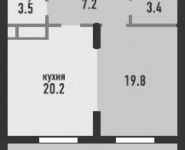 1-комнатная квартира площадью 54 кв.м, Наметкина ул., 18 | цена 13 500 000 руб. | www.metrprice.ru