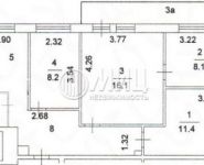 4-комнатная квартира площадью 64.2 кв.м, улица Барыкина, 4 | цена 8 500 000 руб. | www.metrprice.ru