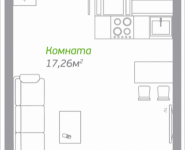 1-комнатная квартира площадью 26.82 кв.м, Володарское шоссе, 3 | цена 2 199 240 руб. | www.metrprice.ru