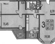 3-комнатная квартира площадью 81 кв.м, Новый бул., 19 | цена 8 400 000 руб. | www.metrprice.ru