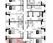 3-комнатная квартира площадью 57.9 кв.м в ЖК "Поколение", Ельнинская улица, 13 | цена 9 208 995 руб. | www.metrprice.ru