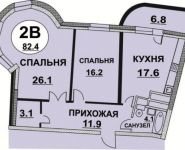 2-комнатная квартира площадью 78.4 кв.м в ЖК "Стрелецкий", улица 8 Марта, 2А | цена 7 992 000 руб. | www.metrprice.ru