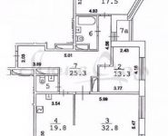 3-комнатная квартира площадью 118.6 кв.м в ЖК "Смоленская Застава", Ружейный переулок, 3 | цена 136 500 000 руб. | www.metrprice.ru