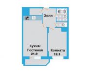 2-комнатная квартира площадью 47.6 кв.м, Речной пр. | цена 4 236 400 руб. | www.metrprice.ru