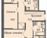 3-комнатная квартира площадью 91.5 кв.м, Ленинский проспект, 4, корп.4 | цена 8 692 500 руб. | www.metrprice.ru