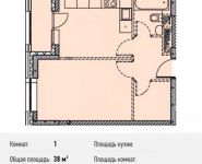 1-комнатная квартира площадью 38 кв.м, Ленинградский просп., 31 | цена 9 959 040 руб. | www.metrprice.ru