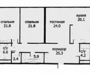 4-комнатная квартира площадью 140 кв.м в ЖК "Режиссер", Пырьева ул., 2В | цена 69 035 400 руб. | www.metrprice.ru