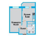 1-комнатная квартира площадью 34.6 кв.м, 2-й Рупасовский переулок, лит3 | цена 3 450 000 руб. | www.metrprice.ru