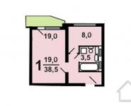 1-комнатная квартира площадью 38 кв.м, Радужная ул., 17 | цена 5 000 000 руб. | www.metrprice.ru
