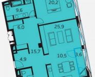 1-комнатная квартира площадью 104 кв.м, Садовническая ул. | цена 52 955 190 руб. | www.metrprice.ru