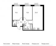 2-комнатная квартира площадью 61.3 кв.м, Ясеневая ул, 12к3 | цена 11 040 130 руб. | www.metrprice.ru