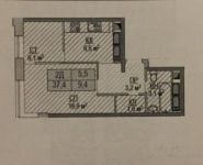 2-комнатная квартира площадью 39 кв.м, Авангардная улица, 4 | цена 4 480 000 руб. | www.metrprice.ru