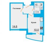 1-комнатная квартира площадью 32.4 кв.м, Речной проезд, 11 | цена 2 138 400 руб. | www.metrprice.ru