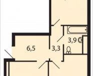 2-комнатная квартира площадью 56.2 кв.м, Северный Квартал, 1 | цена 3 821 600 руб. | www.metrprice.ru