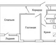 2-комнатная квартира площадью 47 кв.м, Елецкая ул., 19К2 | цена 7 100 000 руб. | www.metrprice.ru
