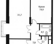 2-комнатная квартира площадью 82 кв.м, улица Энергетиков, 6 | цена 10 673 000 руб. | www.metrprice.ru