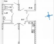 3-комнатная квартира площадью 81.06 кв.м, Омская, 12 | цена 7 234 605 руб. | www.metrprice.ru