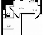 2-комнатная квартира площадью 65.79 кв.м, Новоалексеевская, 16с7 | цена 16 533 350 руб. | www.metrprice.ru