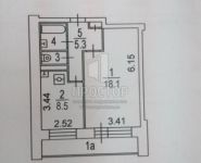 1-комнатная квартира площадью 38.4 кв.м, Академика Комарова ул., 13 | цена 5 950 000 руб. | www.metrprice.ru