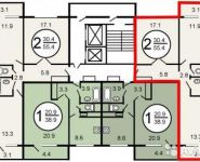 2-комнатная квартира площадью 56 кв.м, Перервинский бул., 22К1 | цена 9 600 000 руб. | www.metrprice.ru