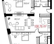 3-комнатная квартира площадью 109 кв.м, Ростокинская ул., 2К2 | цена 17 000 000 руб. | www.metrprice.ru