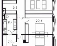 3-комнатная квартира площадью 133.2 кв.м в МФК "Balchug Residence", Садовническая, к5вл31, корп.2 | цена 70 253 869 руб. | www.metrprice.ru