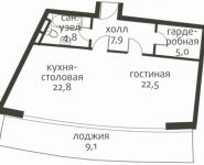 1-комнатная квартира площадью 71 кв.м, Ефремова ул. | цена 41 886 660 руб. | www.metrprice.ru