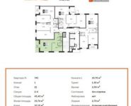 1-комнатная квартира площадью 43.4 кв.м, Красная Сосна ул, 3с2 | цена 6 254 591 руб. | www.metrprice.ru