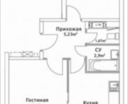 2-комнатная квартира площадью 60.27 кв.м, Родниковая, 5 | цена 5 578 591 руб. | www.metrprice.ru