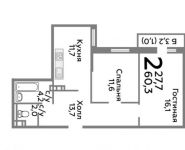 2-комнатная квартира площадью 48 кв.м, Гражданская улица, 4 | цена 3 276 500 руб. | www.metrprice.ru